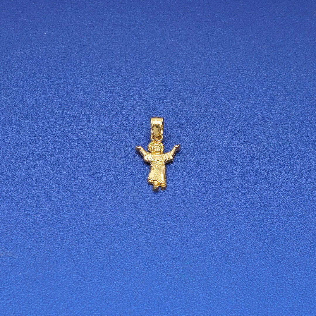 14k Religious Figure Mini Pendant