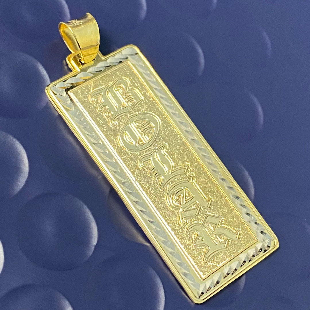 Bolar Old English Name Tag