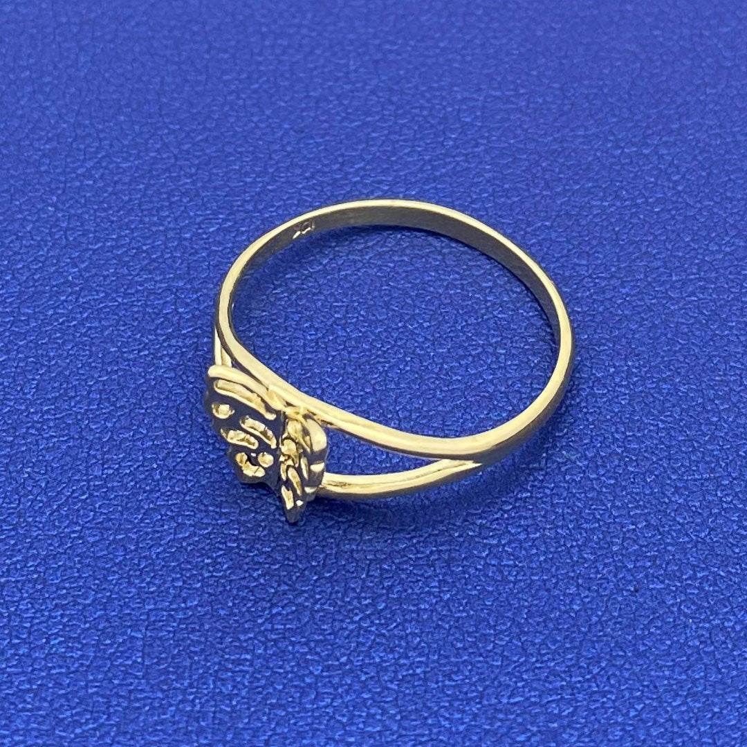 10k Butterfly Split Ring