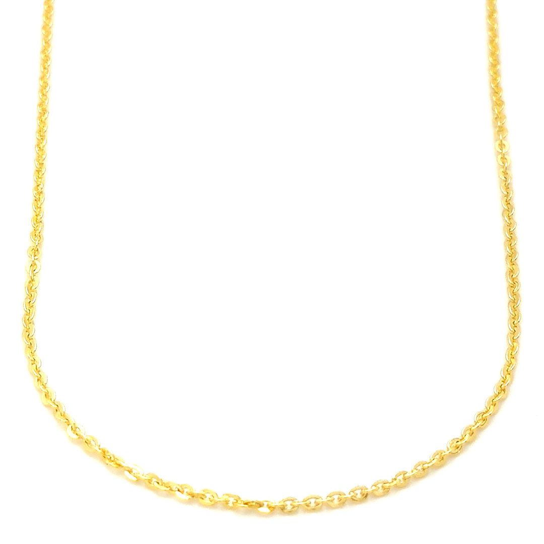 10k Cable Circle Fine Chain 1.5mm