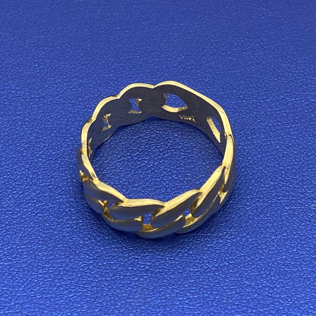 10k Cuban Ring 9.5mm