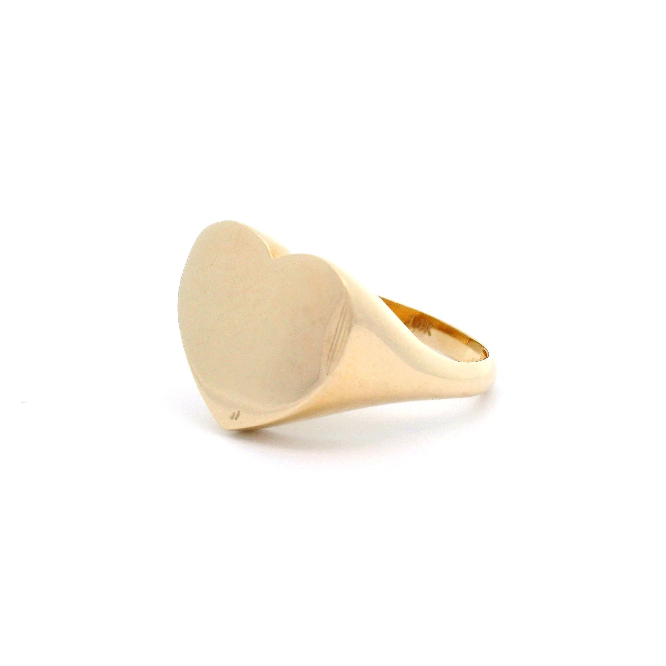 14k Heart Ring