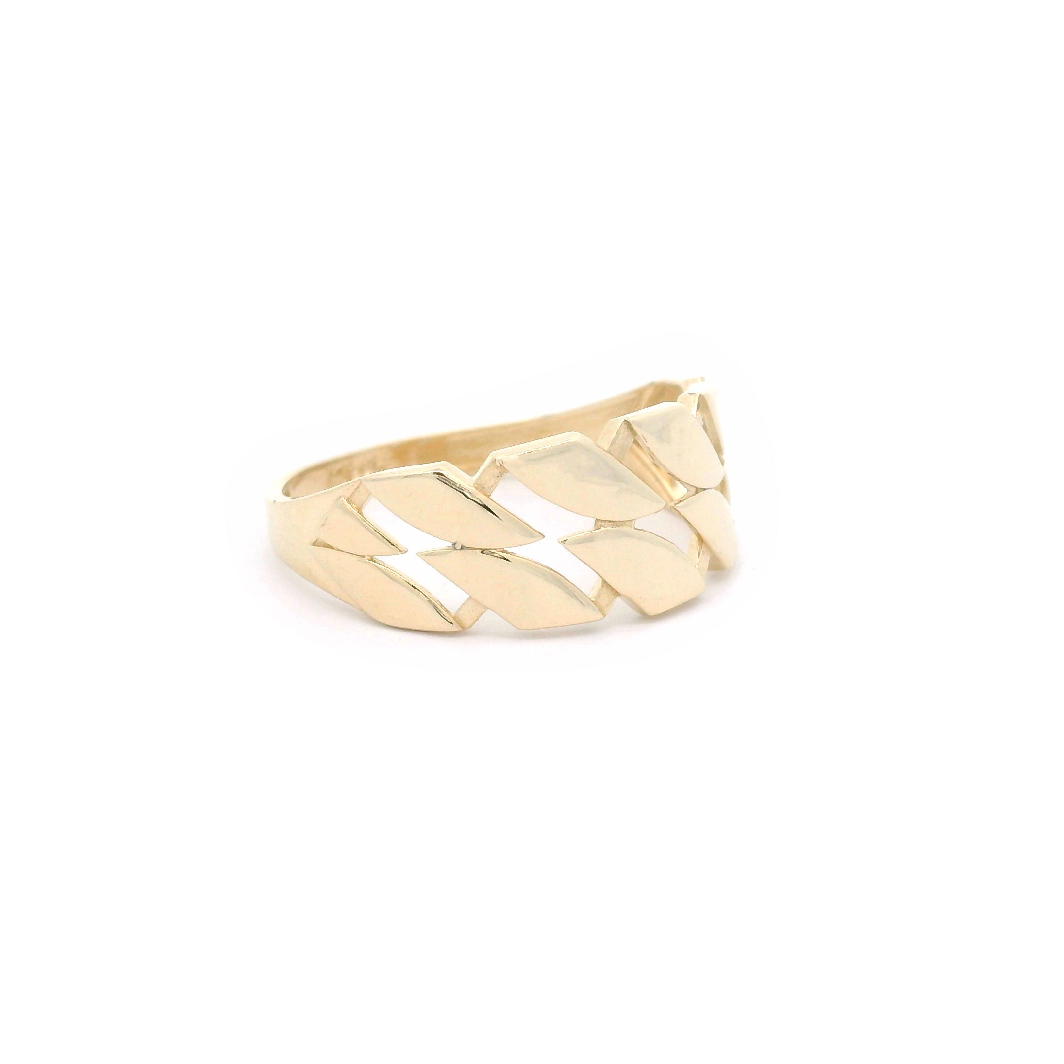 14k Link Ring Side