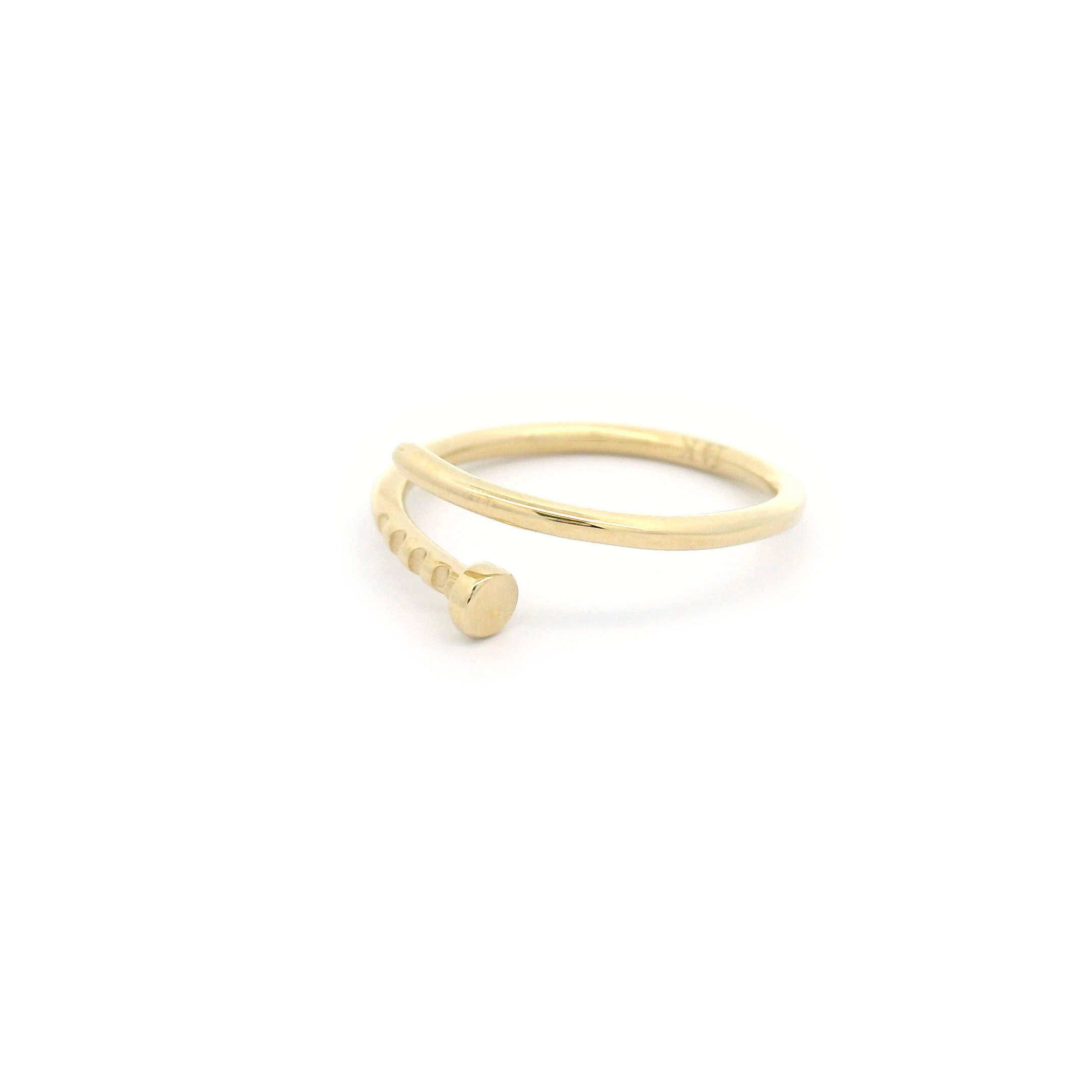 14k Open Wrap Ring Side