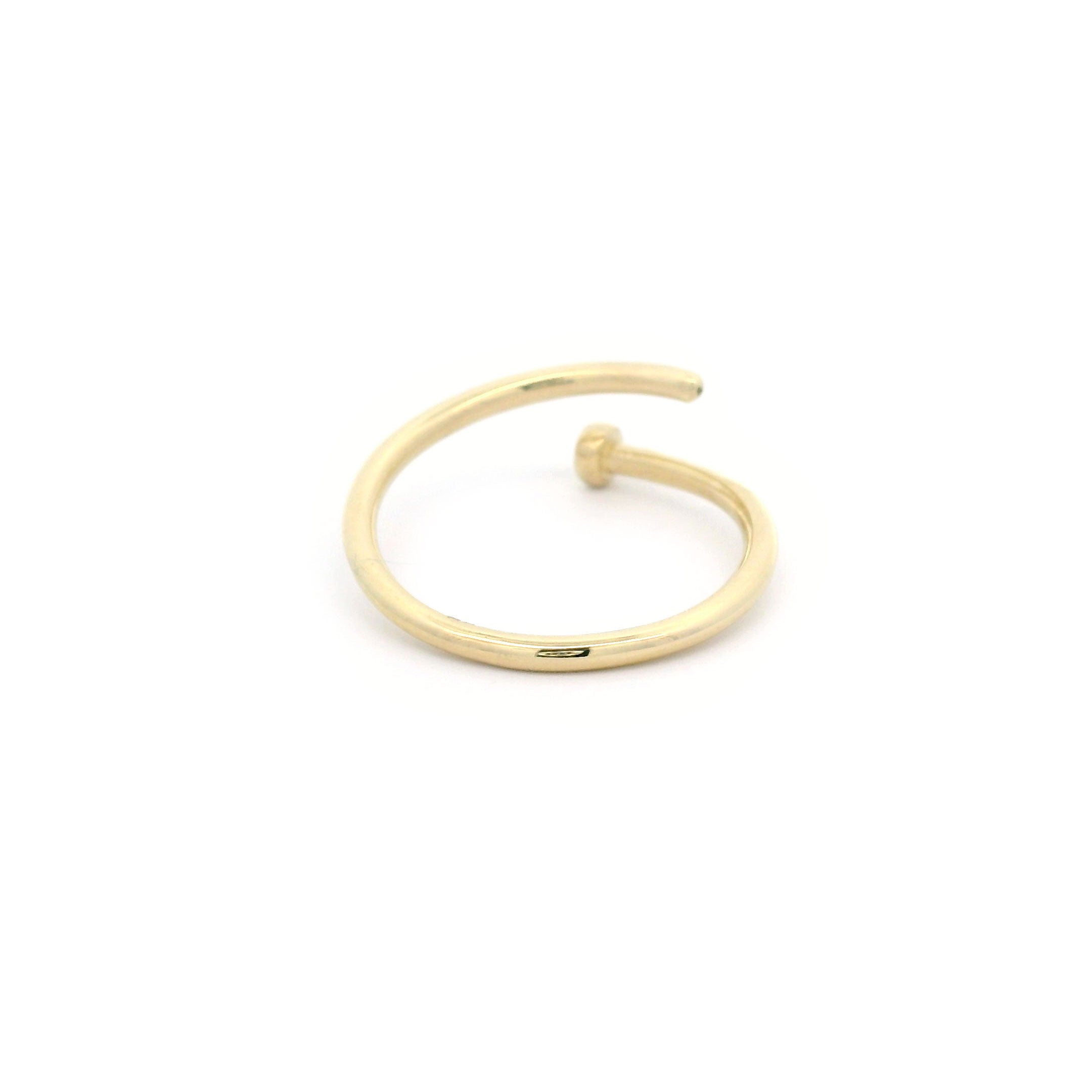 14k Open Wrap Ring Back