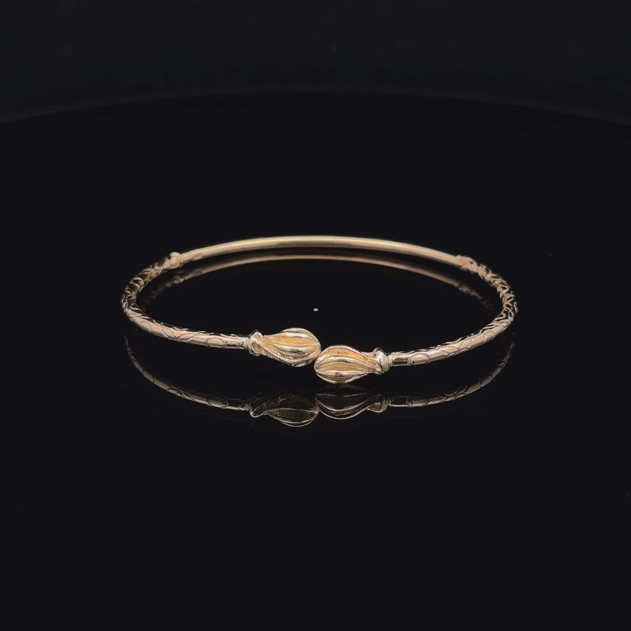 West Indian Bangle - Baby with Fancy Twist Heads