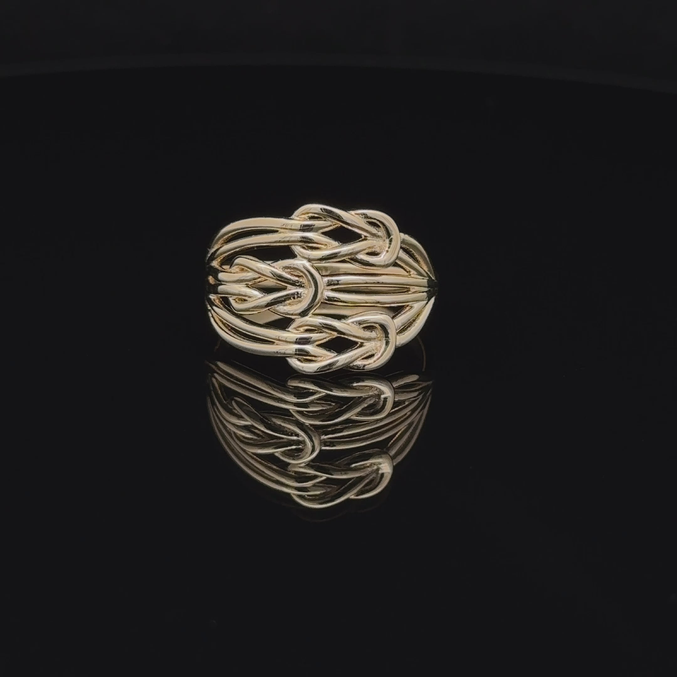 14k Triple Knot Ring