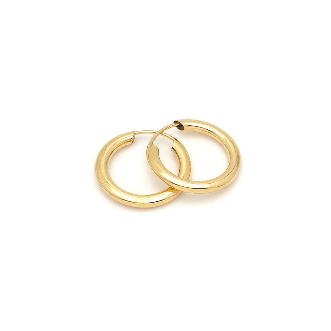 14k Endless Hoop Earrings