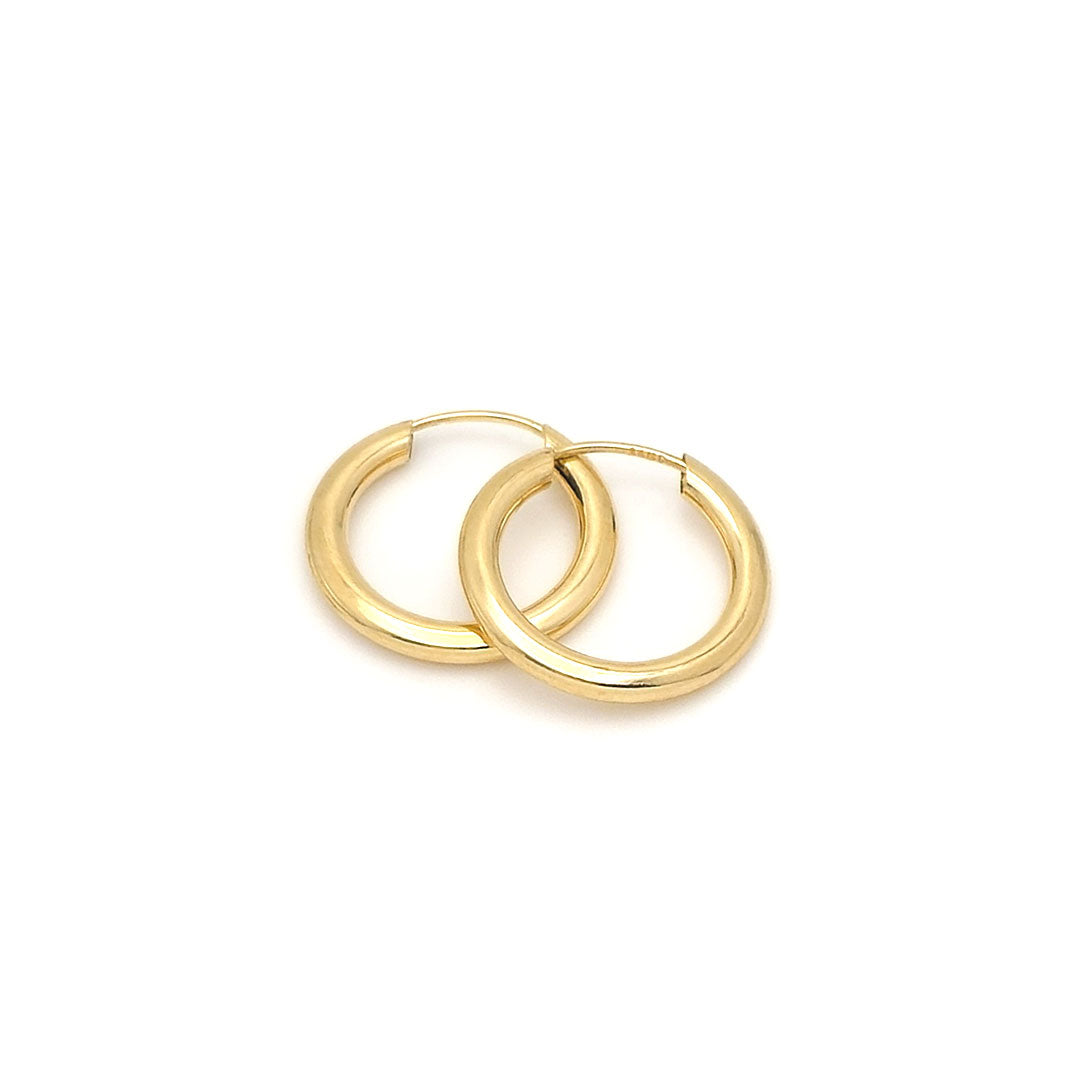 14k Endless Hoop Earrings