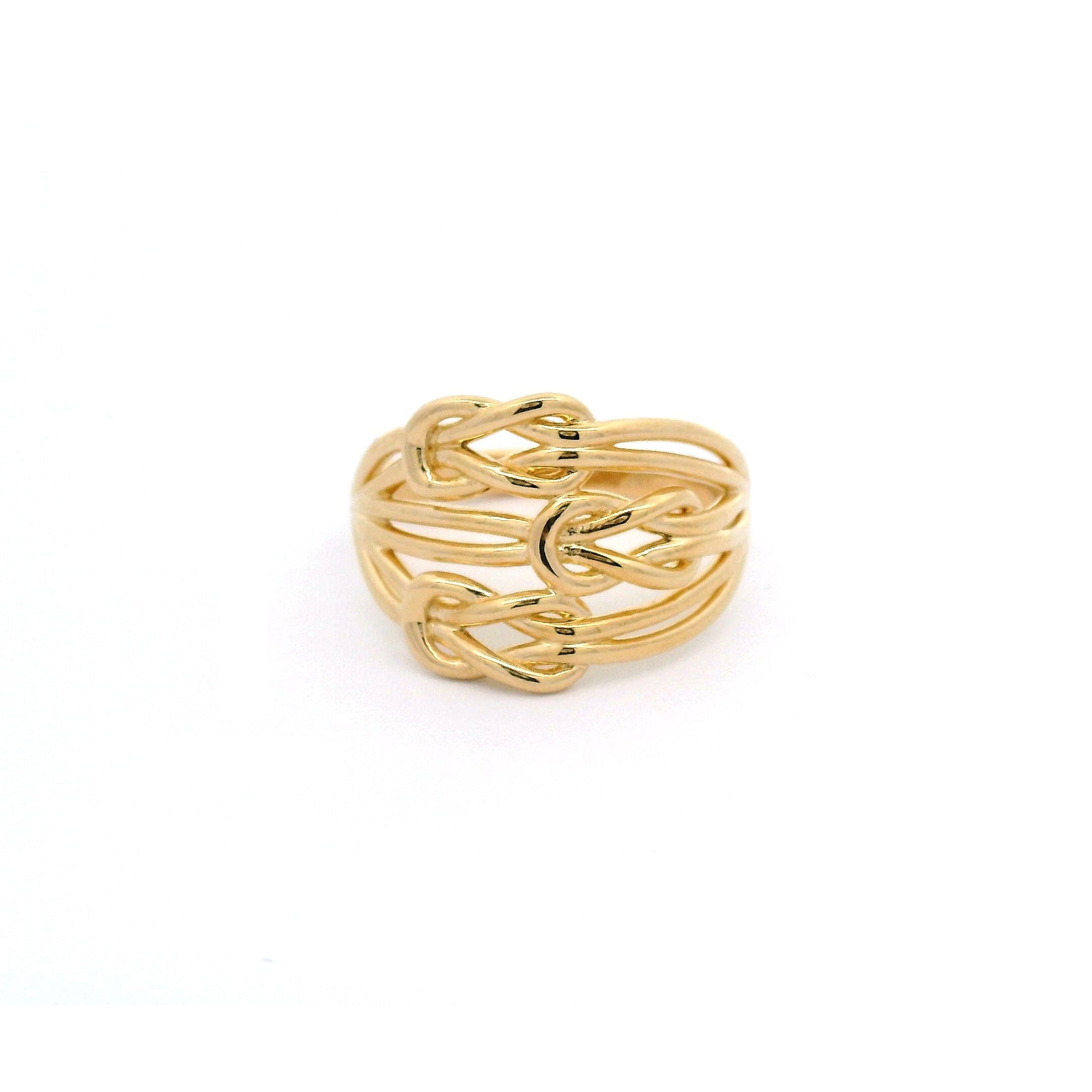 14k Triple Knot Ring