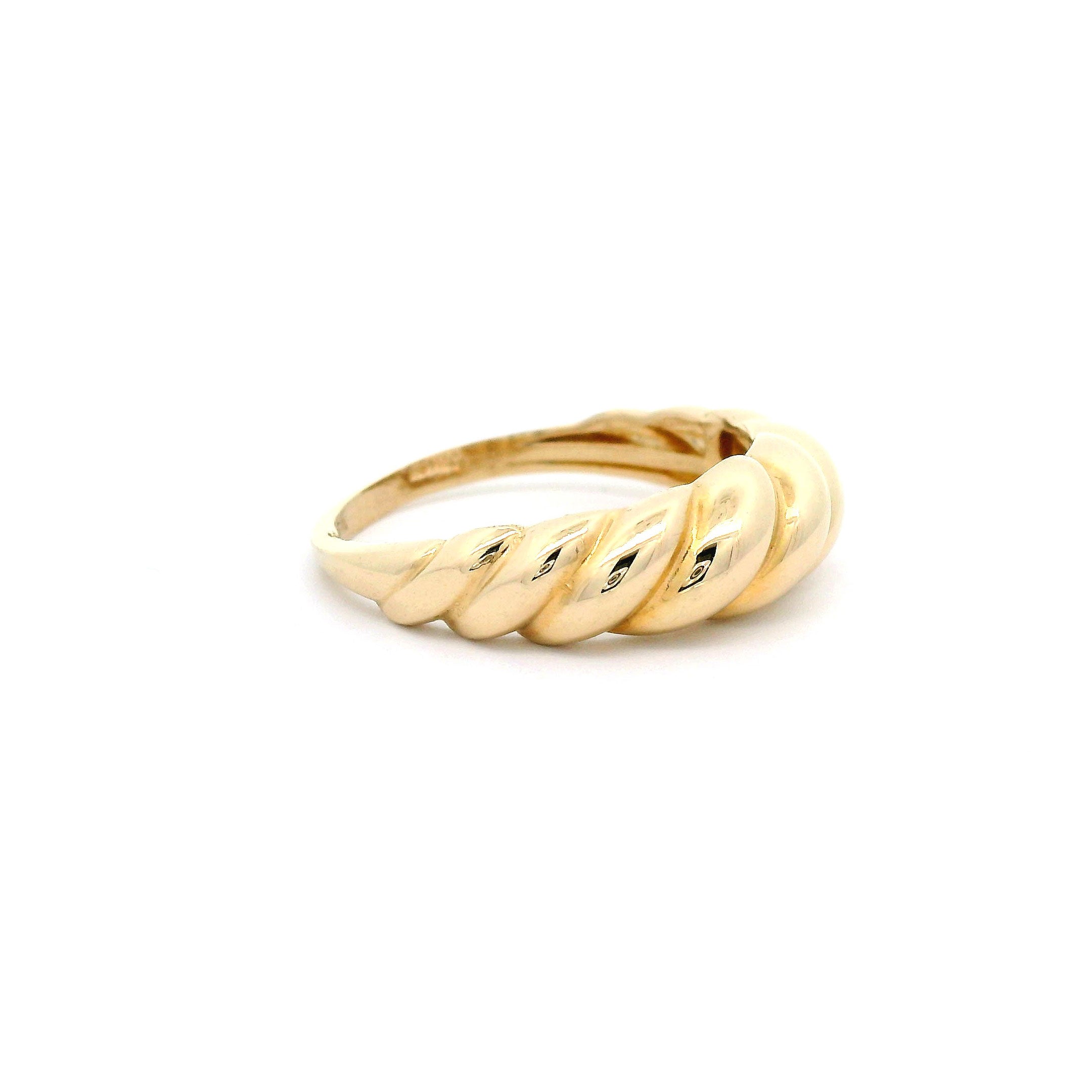 14k Twist Pattern Ring side