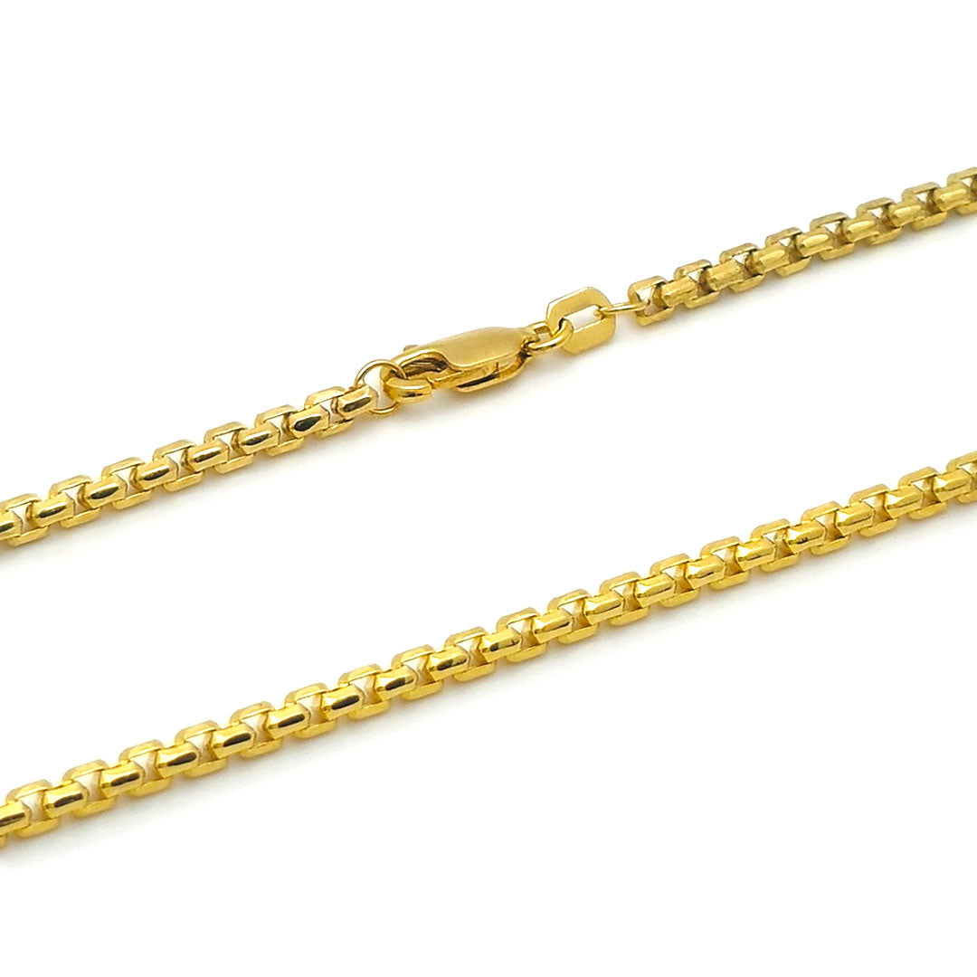 10k Venetian Chain 2.75mm with lobster lock