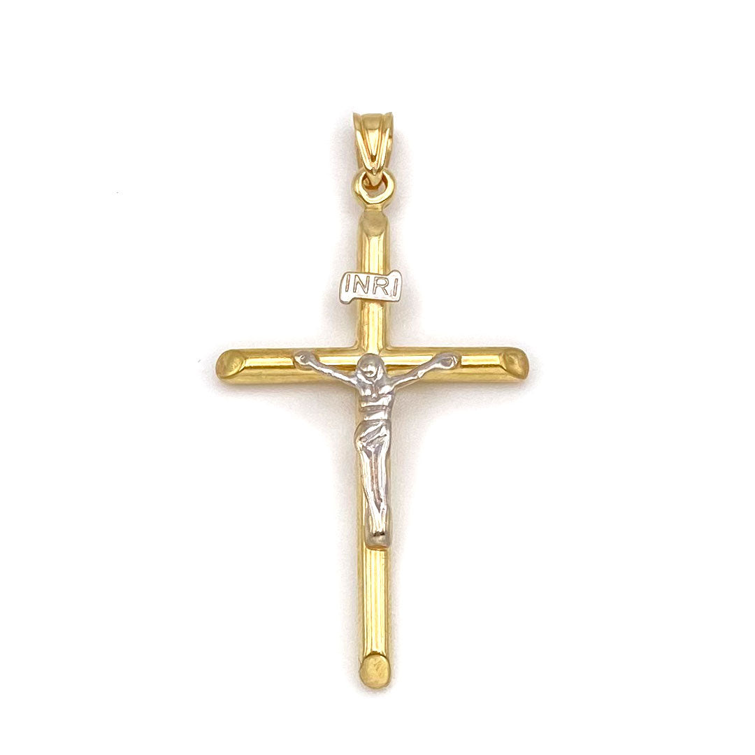 14k Crucifix Cross Pendant