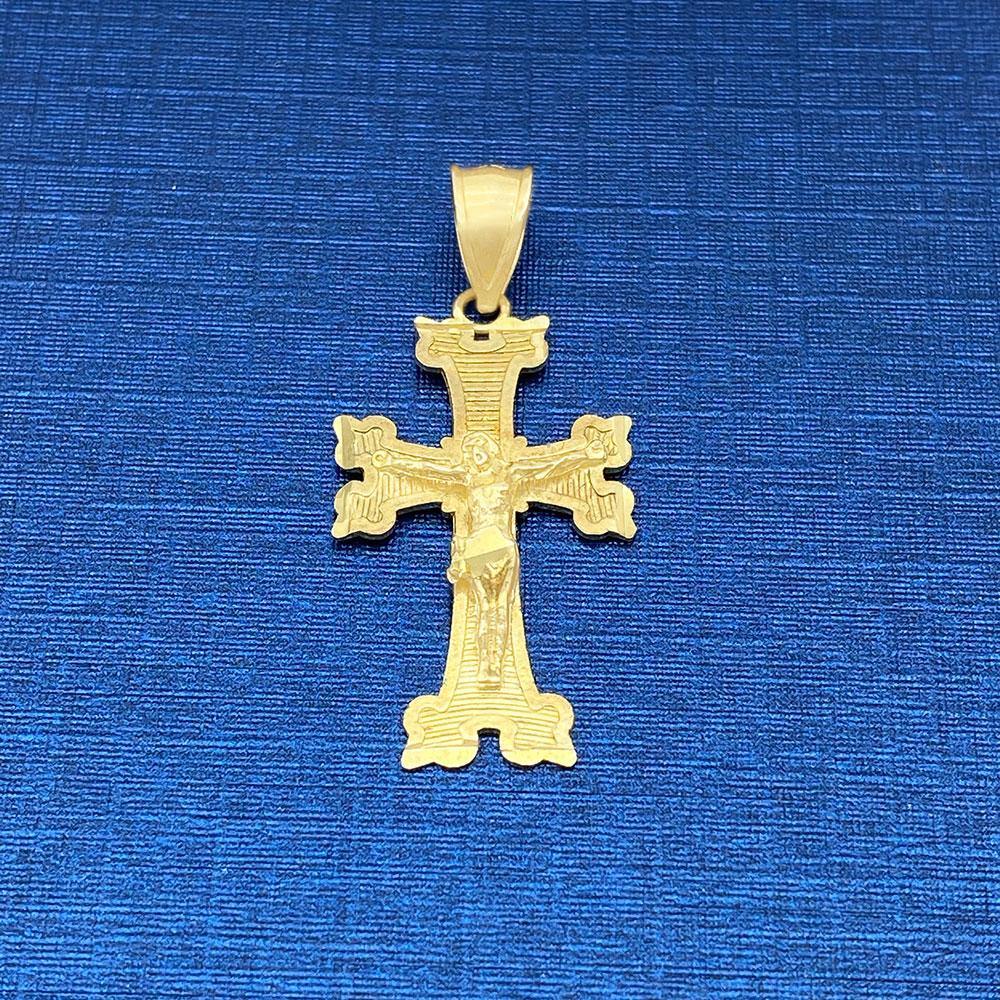 10k Crucifix Pendant - Yellow Brick Empire