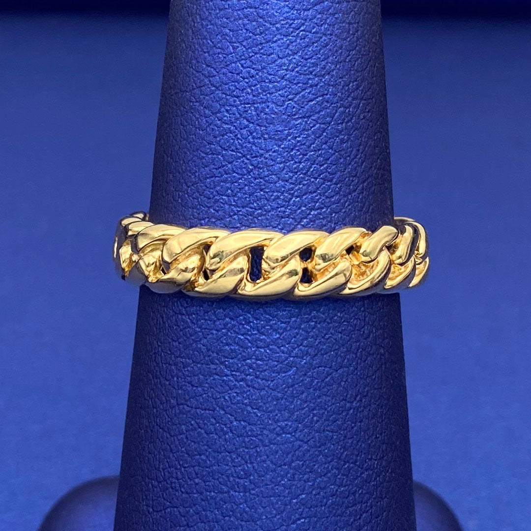 Diamond Cuban Chain Ring, Miami Cuban Chain Ring, Diamond Chain Ring, Real  Gold Link Ring, Gold Chain Ring, Gift for Her, Gold Stacking Ring - Etsy |  Linking rings, Chain ring, Diamond chain