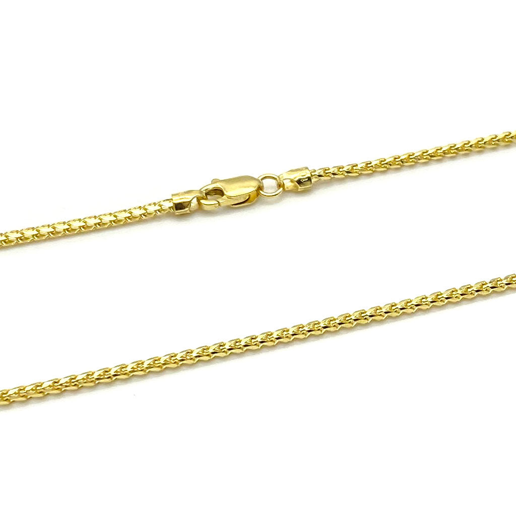 10k Solid Franco Fine Chain 1.5mm