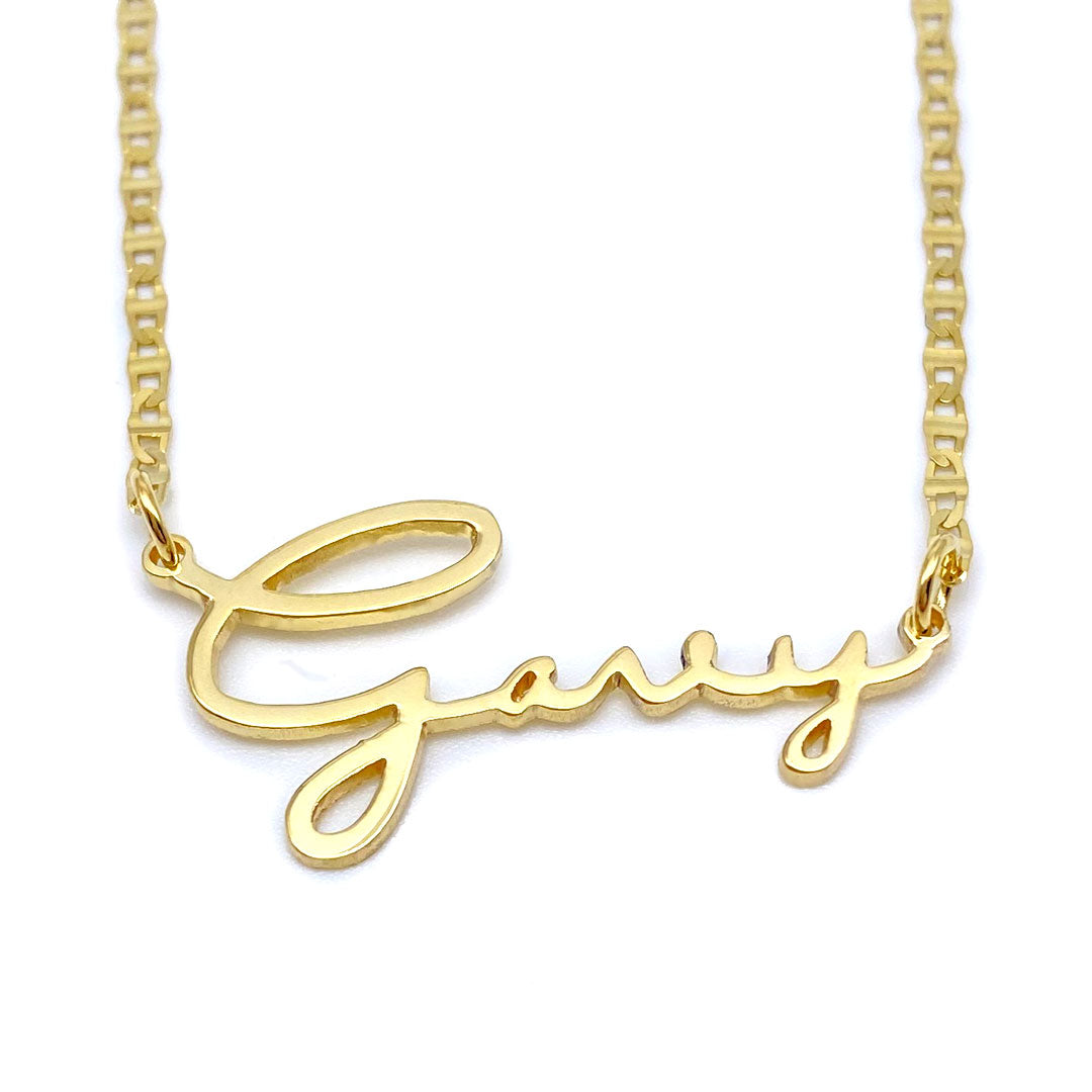 Personalized Signature Name Pendant