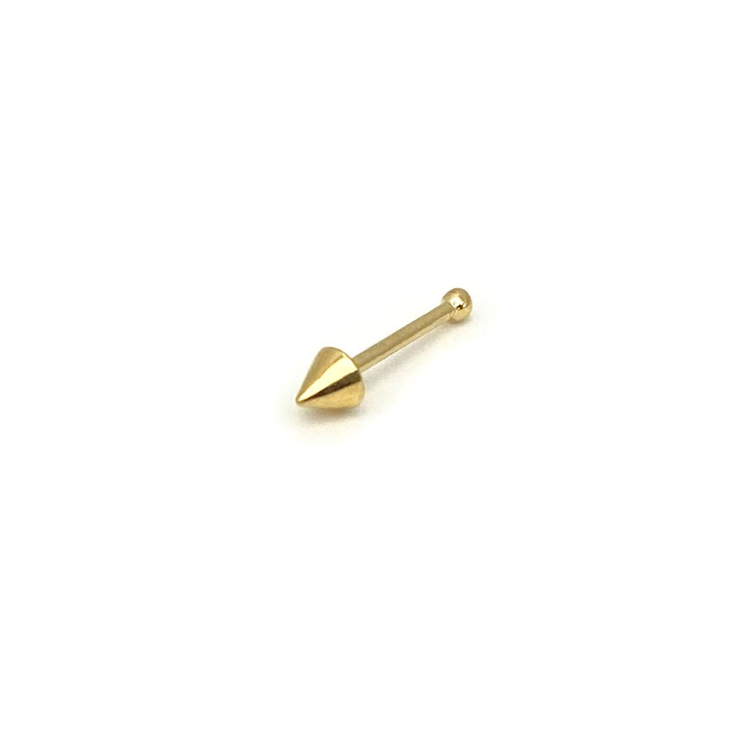 14k Spike Nose Bone