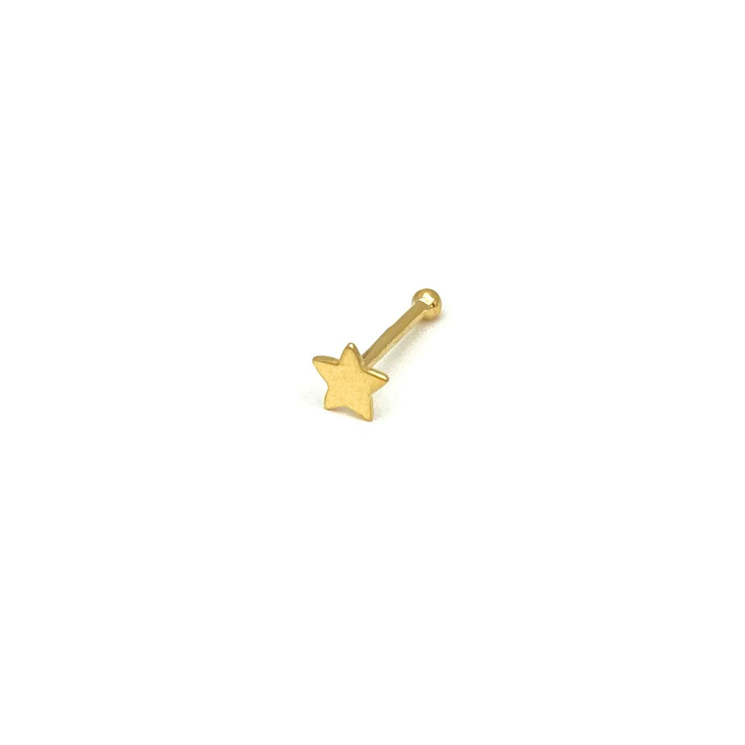 14k Star Nose Bone