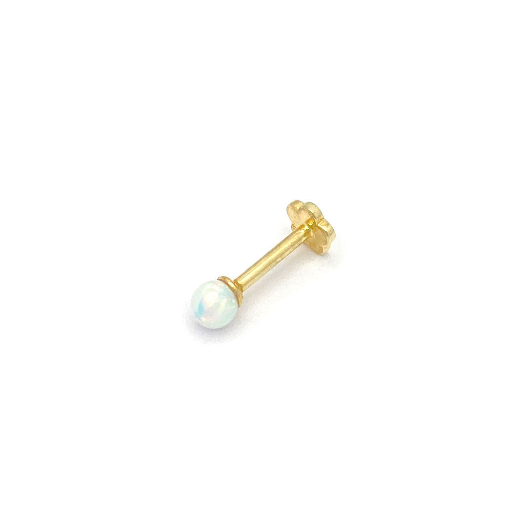 14k Opal Internal Threaded Stud