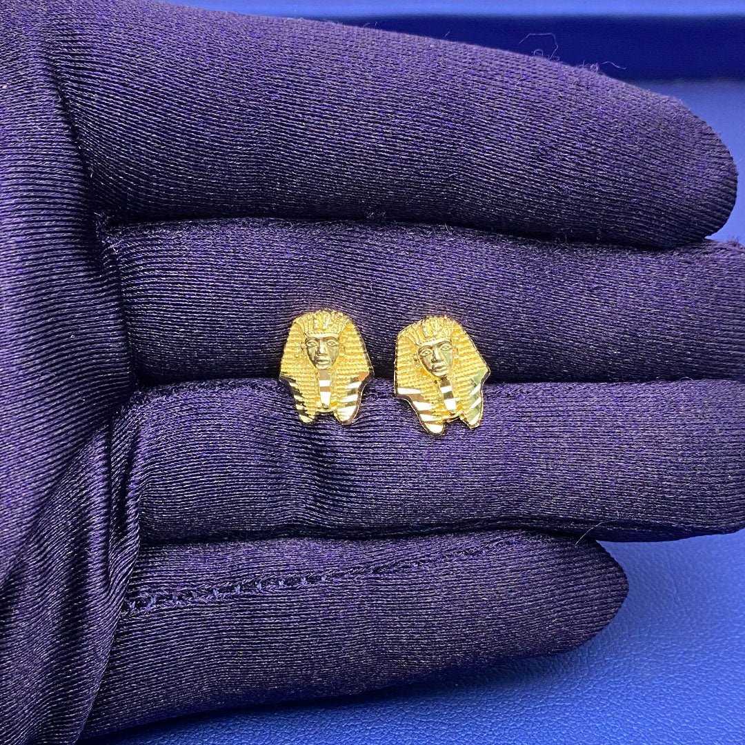 10k Pharaoh Small Stud Earrings