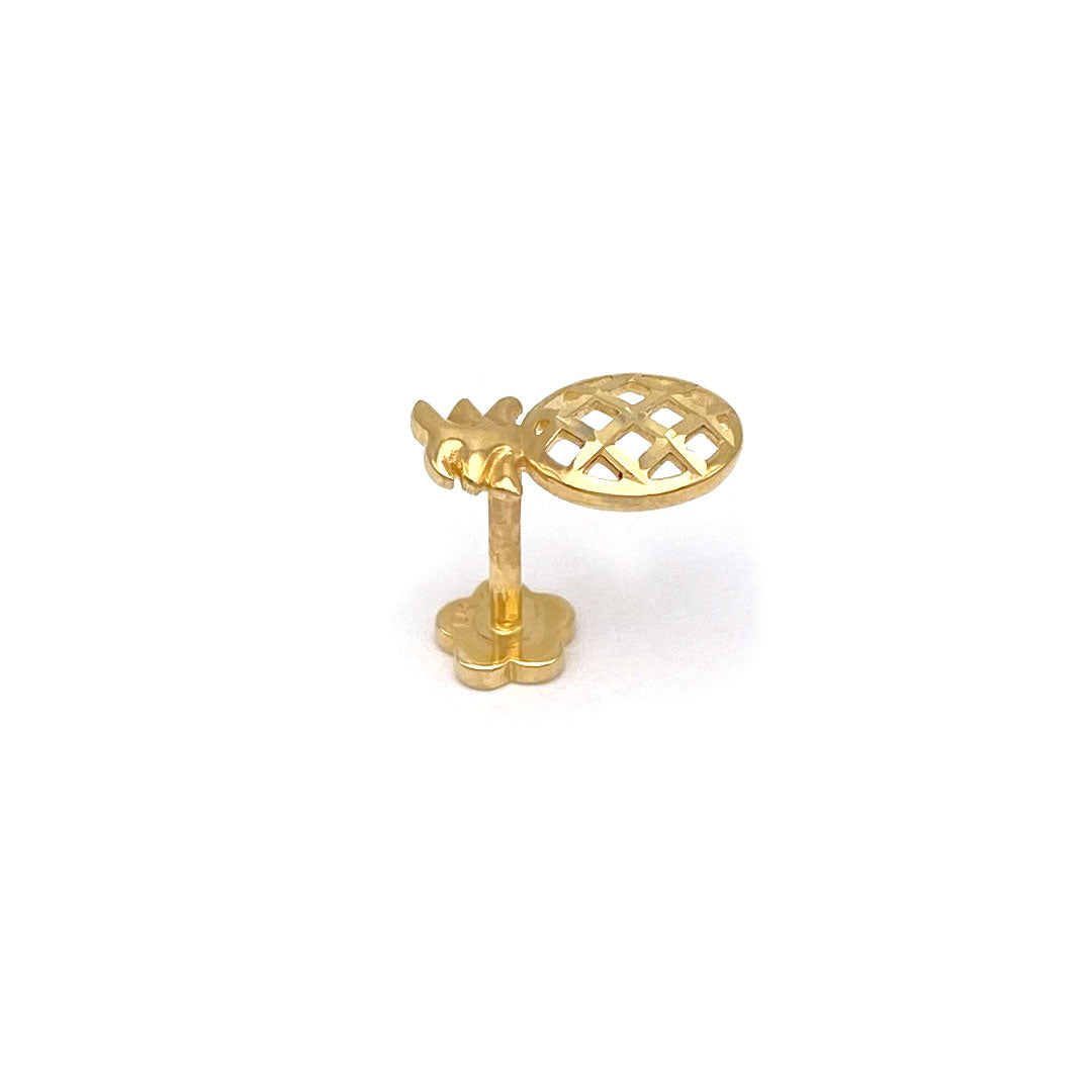 14k Pineapple Internal Threaded Stud