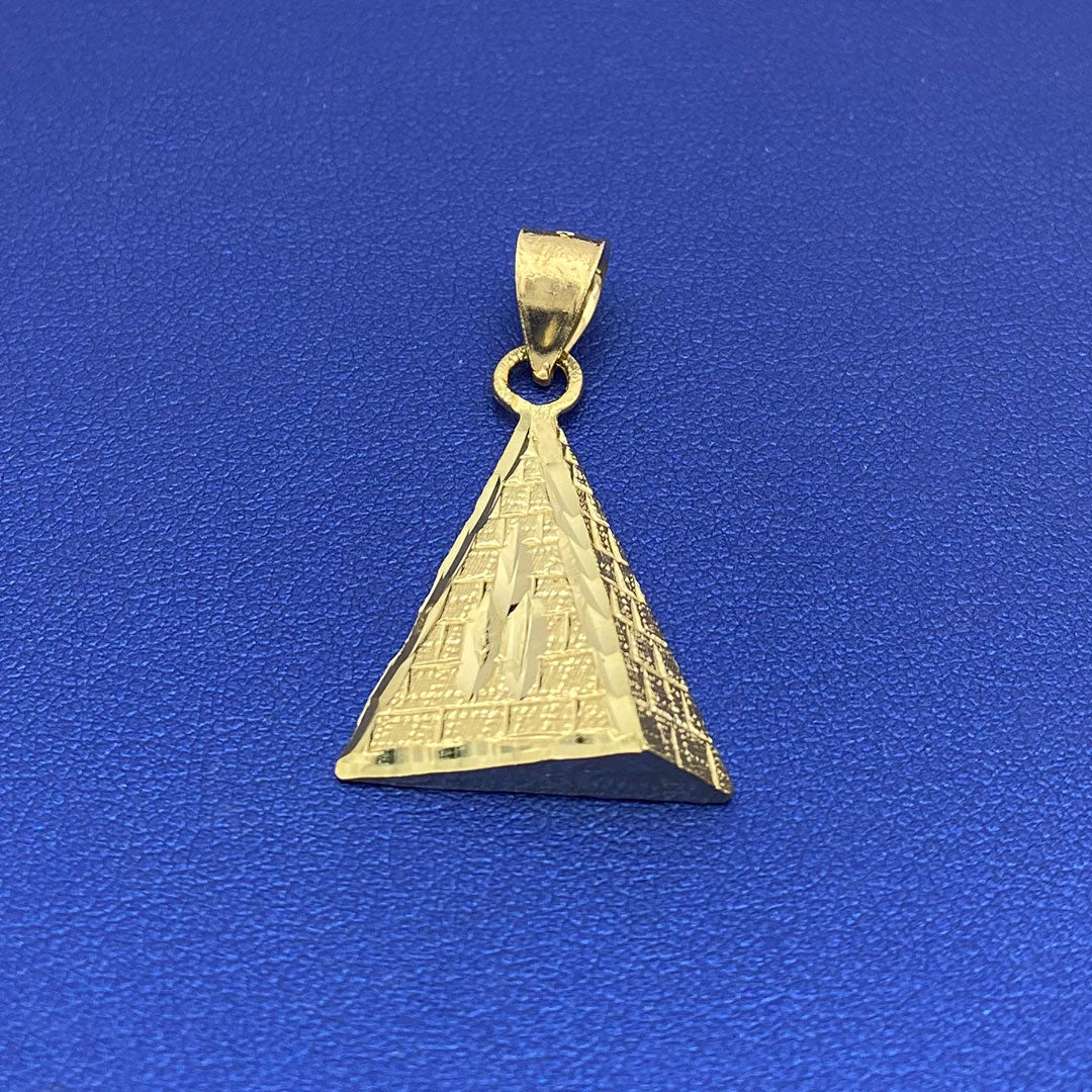10k Pyramid Pendant