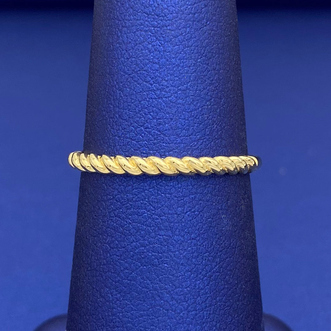 14k Twist Ring