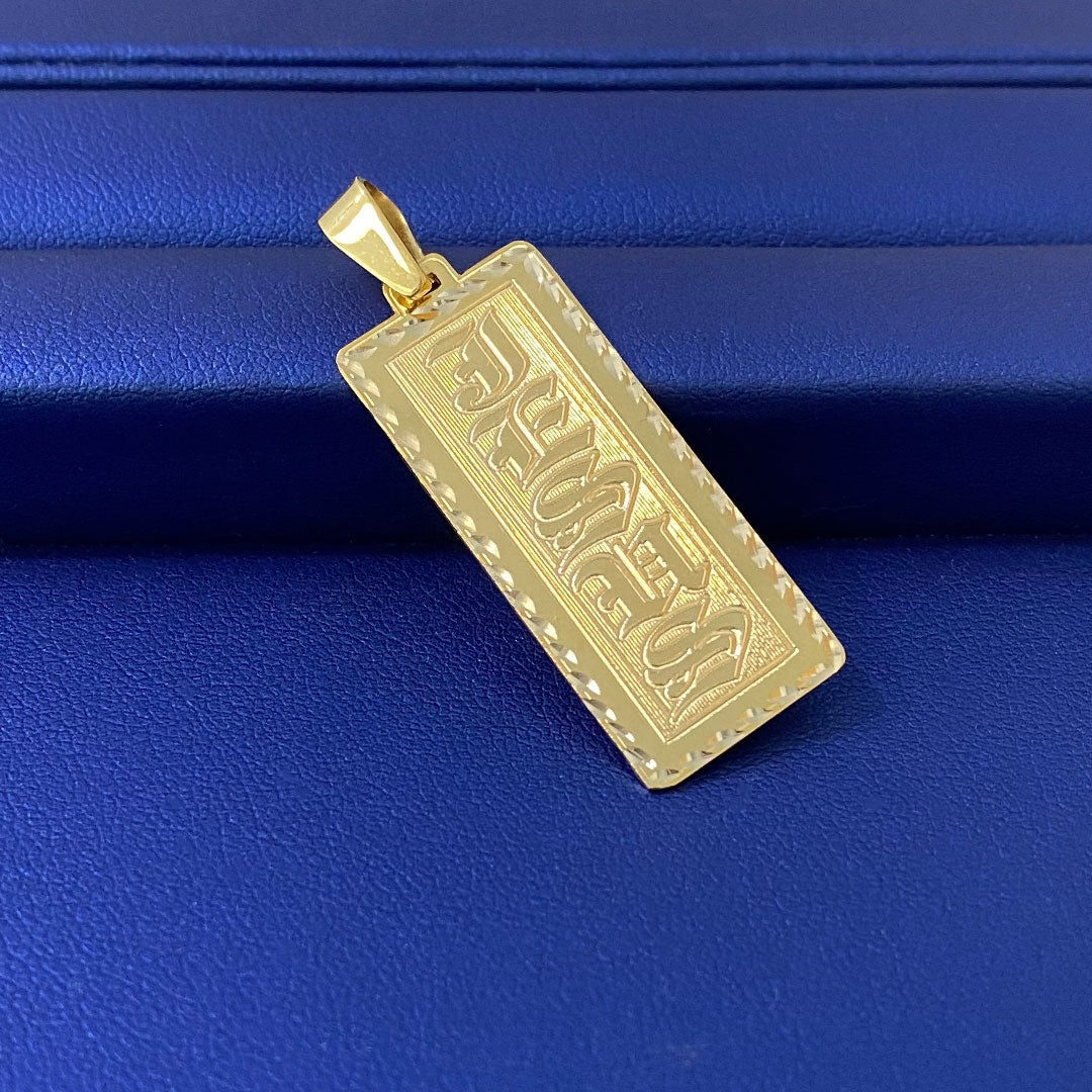 Jesus Old English Name Tag